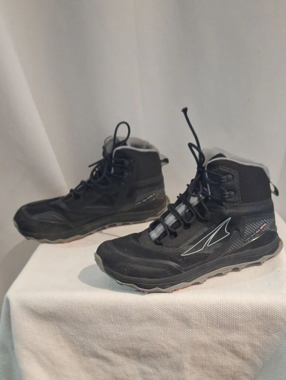 Altra Black and Gray Men's Hiking Boots